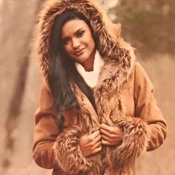 Fabulous Furs Jackets & Blazers - 🌹SOLD!!🌹SUEDE FULL LENGTH FAUX FOX FUR COAT!!